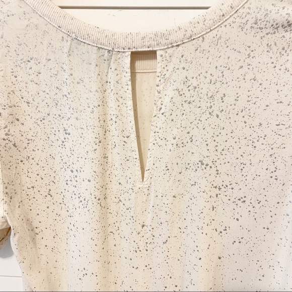 Michael Stars high/low metallic speckled t-shirt - Picture 7 of 14